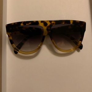 Celine Unisex Flat Top Aviator Sunglasses